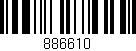 Código de barras (EAN, GTIN, SKU, ISBN): '886610'
