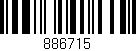 Código de barras (EAN, GTIN, SKU, ISBN): '886715'