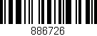 Código de barras (EAN, GTIN, SKU, ISBN): '886726'