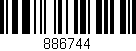 Código de barras (EAN, GTIN, SKU, ISBN): '886744'