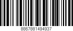 Código de barras (EAN, GTIN, SKU, ISBN): '8867881494937'
