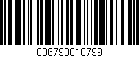 Código de barras (EAN, GTIN, SKU, ISBN): '886798018799'