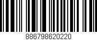 Código de barras (EAN, GTIN, SKU, ISBN): '886798620220'