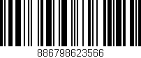 Código de barras (EAN, GTIN, SKU, ISBN): '886798623566'