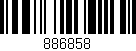 Código de barras (EAN, GTIN, SKU, ISBN): '886858'