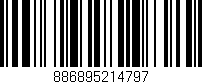 Código de barras (EAN, GTIN, SKU, ISBN): '886895214797'