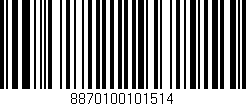 Código de barras (EAN, GTIN, SKU, ISBN): '8870100101514'