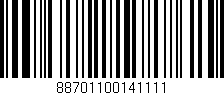 Código de barras (EAN, GTIN, SKU, ISBN): '88701100141111'