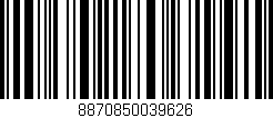 Código de barras (EAN, GTIN, SKU, ISBN): '8870850039626'