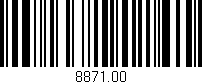 Código de barras (EAN, GTIN, SKU, ISBN): '8871.00'