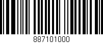 Código de barras (EAN, GTIN, SKU, ISBN): '887101000'