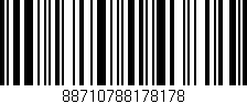 Código de barras (EAN, GTIN, SKU, ISBN): '88710788178178'