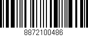 Código de barras (EAN, GTIN, SKU, ISBN): '8872100486'