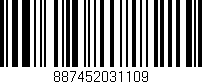 Código de barras (EAN, GTIN, SKU, ISBN): '887452031109'