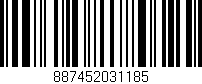 Código de barras (EAN, GTIN, SKU, ISBN): '887452031185'