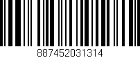 Código de barras (EAN, GTIN, SKU, ISBN): '887452031314'