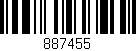 Código de barras (EAN, GTIN, SKU, ISBN): '887455'