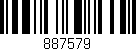 Código de barras (EAN, GTIN, SKU, ISBN): '887579'
