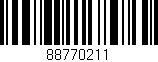 Código de barras (EAN, GTIN, SKU, ISBN): '88770211'