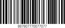 Código de barras (EAN, GTIN, SKU, ISBN): '887807770077077'