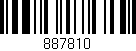 Código de barras (EAN, GTIN, SKU, ISBN): '887810'