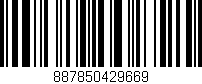 Código de barras (EAN, GTIN, SKU, ISBN): '887850429669'
