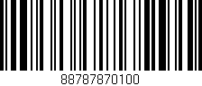 Código de barras (EAN, GTIN, SKU, ISBN): '88787870100'
