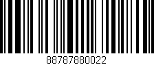 Código de barras (EAN, GTIN, SKU, ISBN): '88787880022'