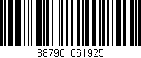 Código de barras (EAN, GTIN, SKU, ISBN): '887961061925'