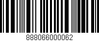 Código de barras (EAN, GTIN, SKU, ISBN): '888066000062'