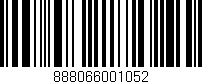 Código de barras (EAN, GTIN, SKU, ISBN): '888066001052'