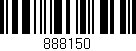 Código de barras (EAN, GTIN, SKU, ISBN): '888150'