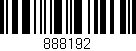 Código de barras (EAN, GTIN, SKU, ISBN): '888192'