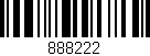 Código de barras (EAN, GTIN, SKU, ISBN): '888222'