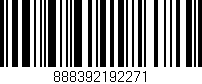 Código de barras (EAN, GTIN, SKU, ISBN): '888392192271'
