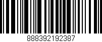 Código de barras (EAN, GTIN, SKU, ISBN): '888392192387'