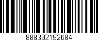 Código de barras (EAN, GTIN, SKU, ISBN): '888392192684'