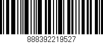 Código de barras (EAN, GTIN, SKU, ISBN): '888392219527'