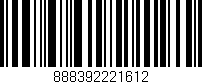 Código de barras (EAN, GTIN, SKU, ISBN): '888392221612'