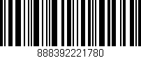 Código de barras (EAN, GTIN, SKU, ISBN): '888392221780'