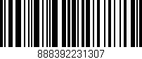Código de barras (EAN, GTIN, SKU, ISBN): '888392231307'