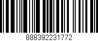 Código de barras (EAN, GTIN, SKU, ISBN): '888392231772'