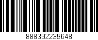 Código de barras (EAN, GTIN, SKU, ISBN): '888392239648'