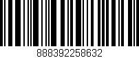 Código de barras (EAN, GTIN, SKU, ISBN): '888392258632'