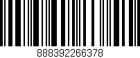 Código de barras (EAN, GTIN, SKU, ISBN): '888392266378'