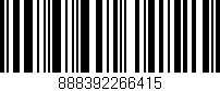 Código de barras (EAN, GTIN, SKU, ISBN): '888392266415'