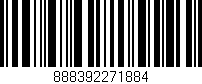 Código de barras (EAN, GTIN, SKU, ISBN): '888392271884'
