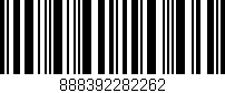 Código de barras (EAN, GTIN, SKU, ISBN): '888392282262'
