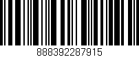 Código de barras (EAN, GTIN, SKU, ISBN): '888392287915'
