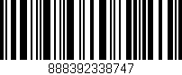 Código de barras (EAN, GTIN, SKU, ISBN): '888392338747'